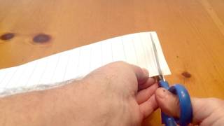 Walk Through Paper Trick (Walk through a Hole in a Piece of Paper - Magic Trick)