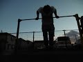 Reverse grip straight bar 110 dips+5 Muscle ups 逆手ストレートバーディップス110回+順手マッスルアップ5回