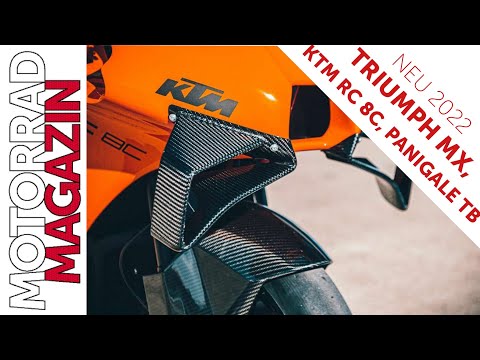 New motorcycles 2022 – Triumph Enduros and Motocross, KTM RC 8C, Ducati Panigale V2 Bayliss