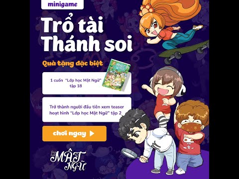 HOẠT HÌNH LỚP HỌC MẬT NGỮ SHOW YOUR STAR | MINIGAME "TRỔ TÀI THÁNH SOI" CÙNG XỬ NỮ