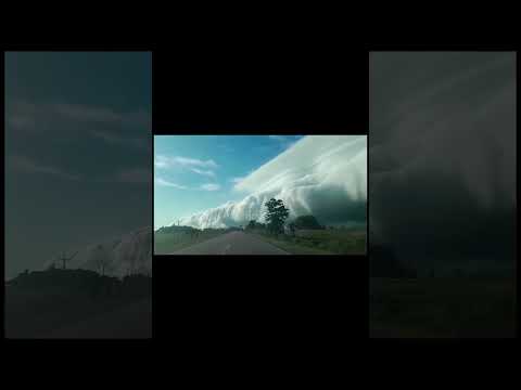 Noticias Llamativa nubosidad cerca del Departamento de Cerro Largo Uruguay Octubre 12, 2023