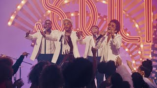 Bruno Mars &amp; Anderson .Paak as Silk Sonic - Smokin Out The Window (LIVE BET Soul Train Awards 2021)