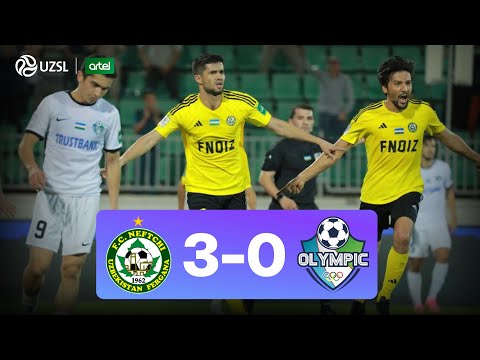 Superliga 17-tur. Neftchi - Olimpik uchrashuvida kiritilgan gollar va xavfli vaziyatlar