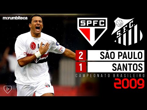 São Paulo 2x1 Santos - 2009 - NEYMAR, OSCAR E GANSO SÃO AS PROMESSAS, MAS QUEM DECIDE É WASHINGTON!