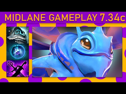 ✨Quinn Puck 84% Kill participation! Mid Gameplay - Dota 2 Top MMR