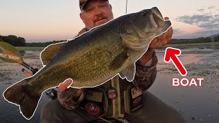 Fishing for GIANT BASS Where Others CAN’T (or WON’T)