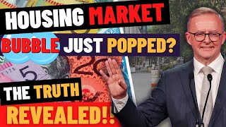 Housing Market Bubble Just Popped As House Prices PLUMMET! The TRUTH about Australian Real Estate!