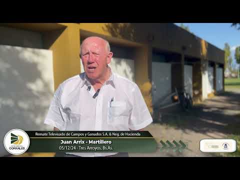 05-12-24 - Juan Arrix - Martillero - Remate Televisado de Campos y Ganados S.A. & Neg. de Hacienda