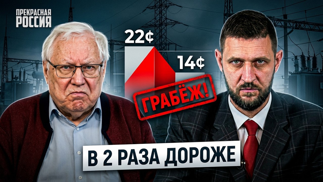 Обдиралово энергетиков: свет и бензин в 2 раза дороже США | Прекрасная Россия