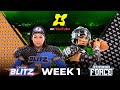 X League | 2022 Season | Week 1, Full Length Game | Chicago Blitz vs Kansas City Force