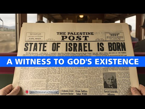 Israel: A Witness to God's Existence.