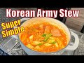 How To Make Korean Sausage Stew Army Stew Budae Jjigae 부대찌개