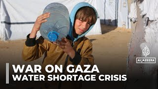 Gaza’s water supply crippled as Israel destroys desalination plants, wells and blocks fuel