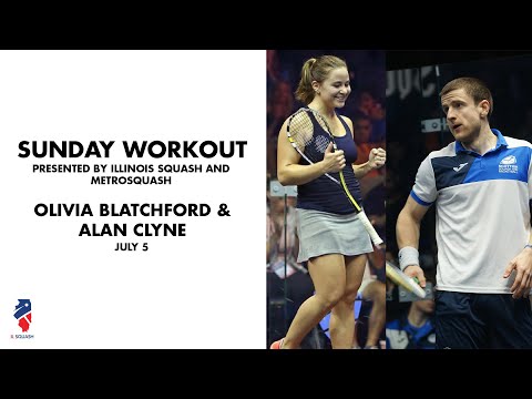 Illinois Squash Workout with Olivia Blatchford Clyne and Alan Clyne AMRAP Pushups, Legs, & Core