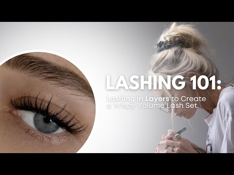 LASHING 101: LASH LAYERING TO CREATE A WISPY EYELASH EXTENSION SET/ STEP BY STEP PROCESS / CC CURL