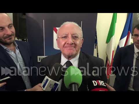 Manovra, De Luca: "Non l'ho letta stremato dal confronto Renzi-Salvini"