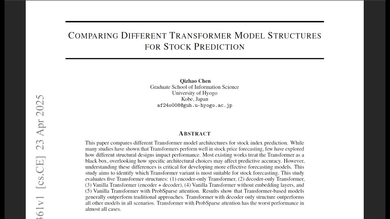 Predict the Stock Market with Almost Perfect Accuracy Using Transformers!