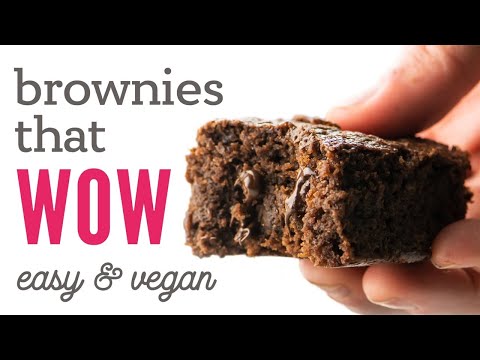 Fudgy Vegan Brownies (No Eggs, No Dairy!)