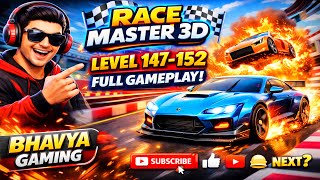 Race Master 3D Level 147–152 | Crazy Speed Gameplay 🔥