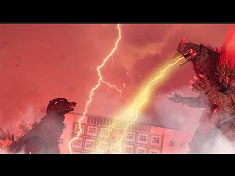 GODZILLA VS SPACEGODZILLA EPIC STOPMOTION BATTLE