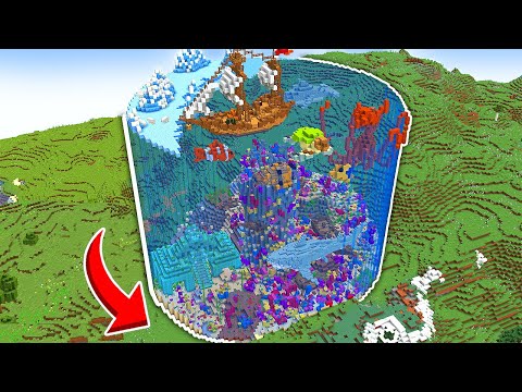 I Transformed the OVERWORLD into an OCEAN in Minecraft Hardcore!