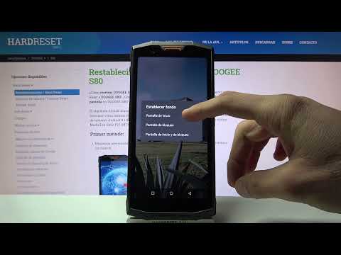 Personalizar pantalla de inicio en DOOGEE S80 - cambiar fondo de pantalla