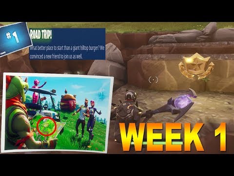 Hidden Battle Star Location on Loading Screen #1 - SEASON 5 WEEK 1 CHALLENGES