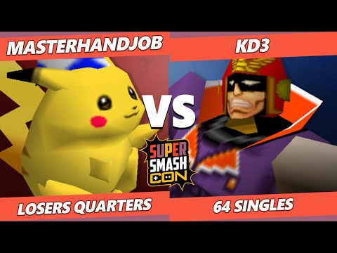 SSC Fall Fest SSB64 Losers Quarters - MasterHandJob (Pikachu) Vs. KD3 (Captain Falcon)