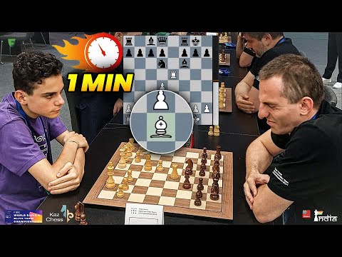 Grischuk thinks a minute for a Blitz game, gets eviscerated by Ediz Gurel