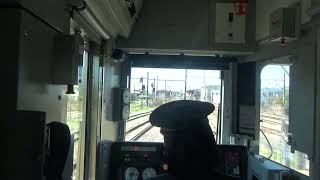 越後線 E129系 分水おいらん号 吉田→分水 前面展望