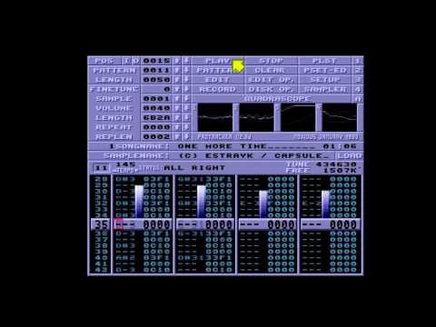 "One More Time" Amiga music module composed by Estrayk