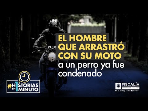 El hombre que arrastró con su moto a un perro ya fue condenado