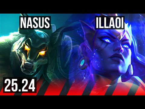 NASUS vs ILLAOI (TOP) | EUW Master | 25.24