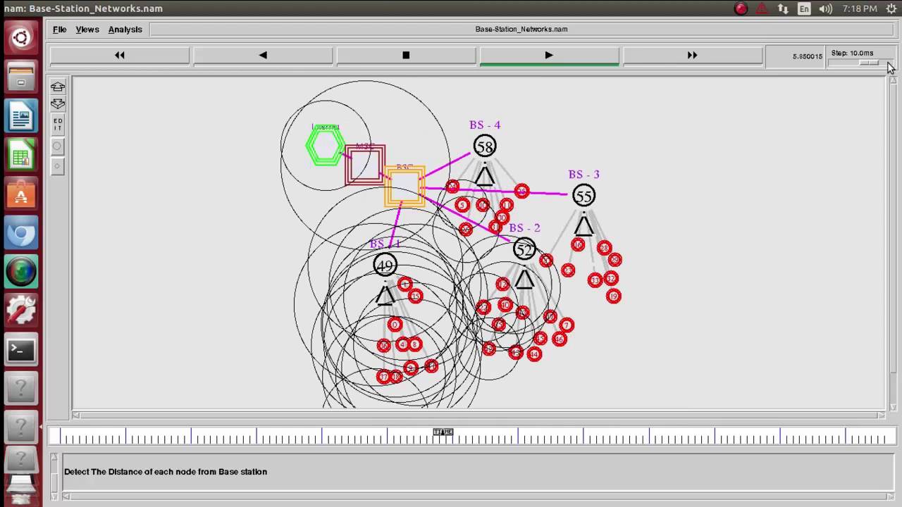 Simple tcl program for ns2