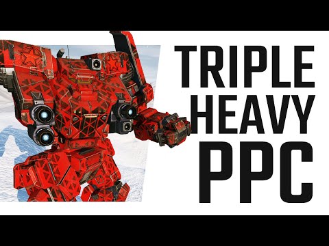 Triple Heavy PPC Pinpoint Monster - Mechwarrior Online The Daily Dose #1095
