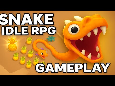 Snake Idle RPG Gameplay Walkthrough | Mobile RPG Snake Adventure