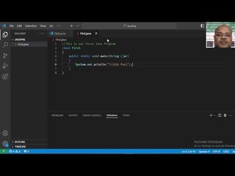 Compilation And Execution First Java Program