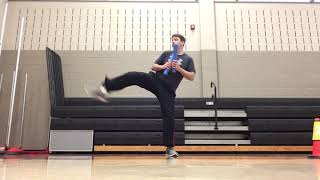 Rhythm Sticks Routine- &quot;Kung Fu Fighting&quot; #Physed