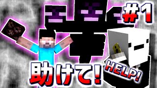 【Minecraft】助けて!祭りにヘロブラインとウィザーがやってきた! #1