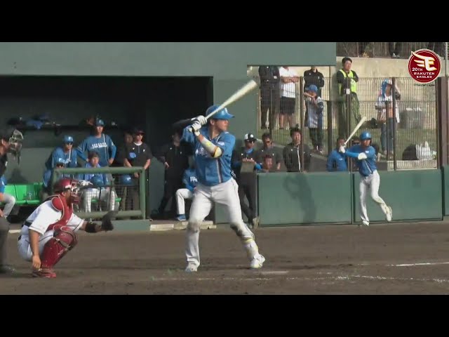 【練習試合】粘り勝ち!! ファイターズ・清水優心 ライトへ勝ち越しのタイムリーヒットを放つ!!  2024年2月18日 東北楽天ゴールデンイーグルス 対 北海道日本ハムファイターズ