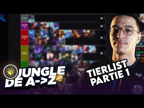 TIERLIST DES MEILLEURS CHAMPIONS DANS LA JUNGLE DE A à Z ( PARTIE 1 )