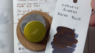 Deep and Dark! Endless Alchemy Raven Blue Inky Minutes Review.