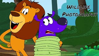 Wildlife Photography Ep 79 Pyaar Mohabbat Happy Lucky  Animated Show Zee Kids
