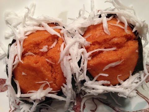 How to Make Nom Ah Gow Tunlorp (Persimmon Cake)-Cooking Cambodian/Khmer food with Elissa.