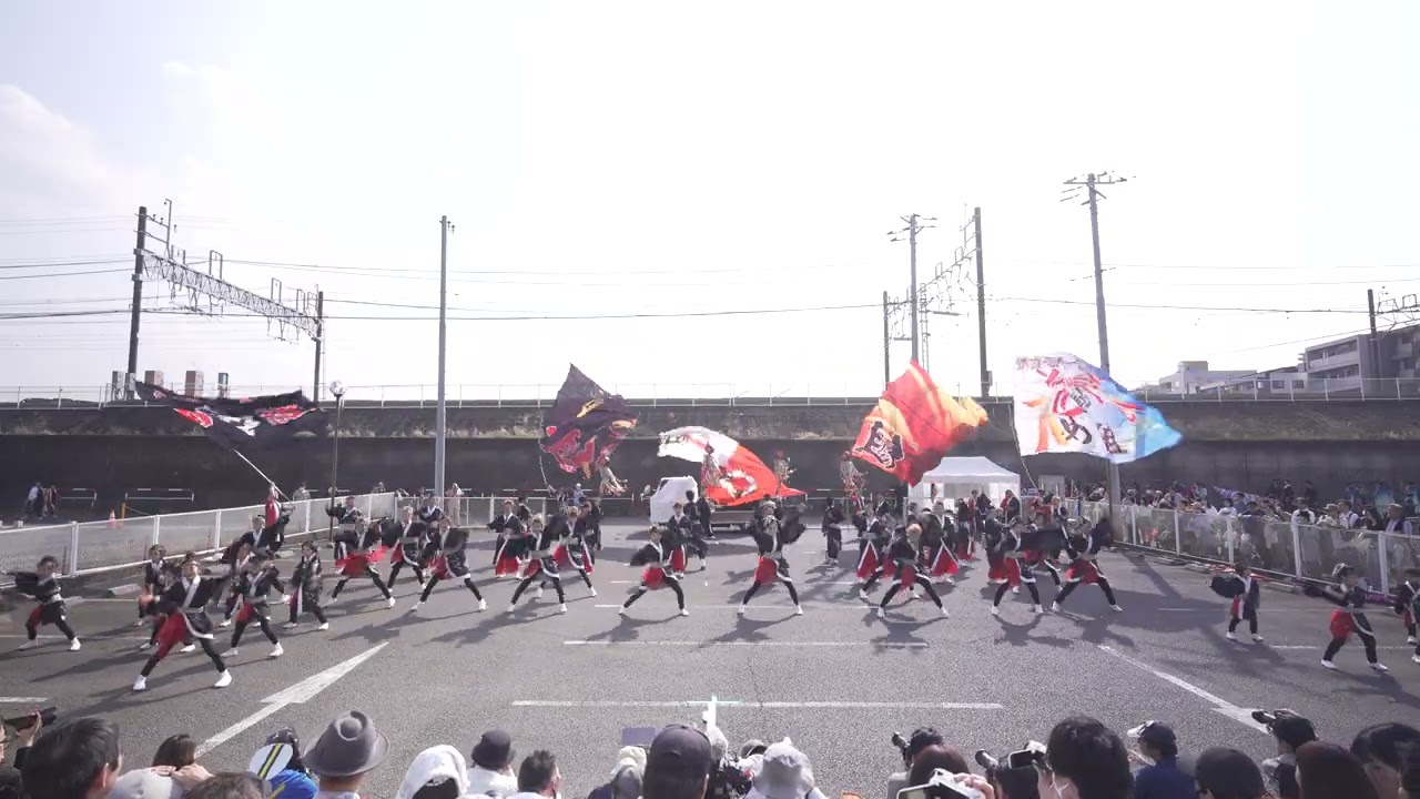 【4K】朝霞鳴子一族め組｜彩れ、纏魂 (関八州よさこいフェスタ in 黒目川花まつり 2026/二部)