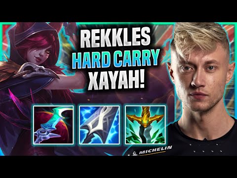 REKKLES HARD CARRY WITH XAYAH! - KC Rekkles Plays Xayah ADC vs Jinx! | Season 2022