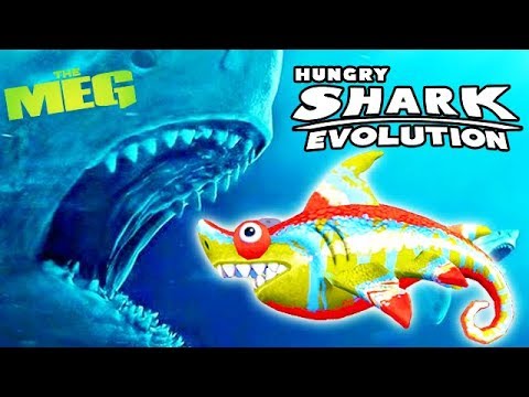 THE MEG vs SHARKELEON (HUNGRY SHARK EVO)