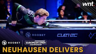 Moritz Neuhausen DELIVERS in opening match | 2026 Roobet European Open Pool Championship