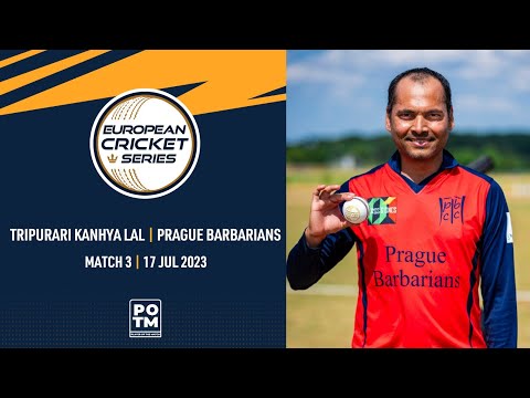 POTM: T.Kanhya Lal - BRN vs PRB | Highlights | ECS Czechia | 17 July 2023 | ECS23.595