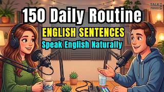 Learn 150 Daily Routine English Sentences Everyone Should Know | Easy English Speaking Practice